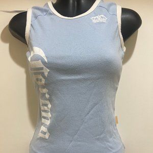 Corona Woman Top Sleeveless - Official Licensed - Blue Color Ladies Top
